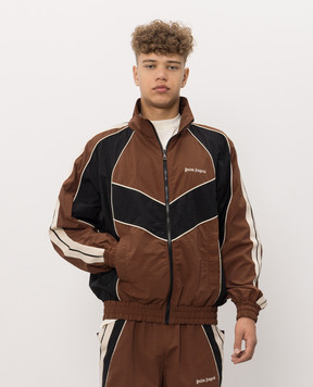 Palm Angels Brown Hollywood sports jacket PAMEB002FB001