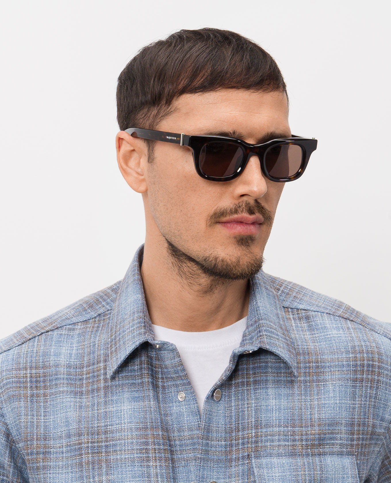Skull sunglasses with tortoiseshell effect Alexander McQueen 2