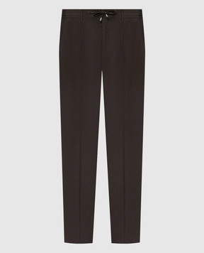 Stefano Ricci Brown wool pants M1T80A0003W610