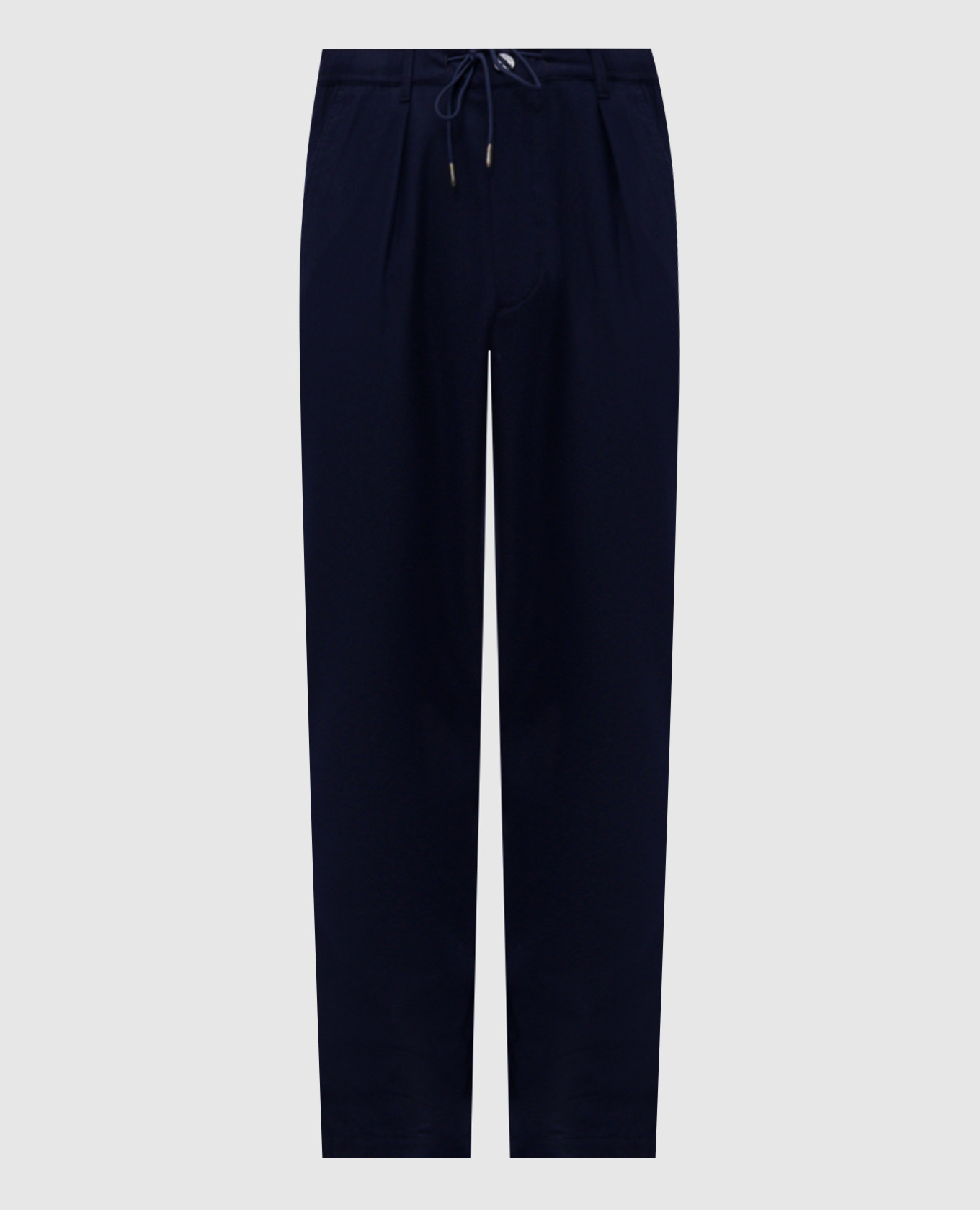 Blue pants with wool