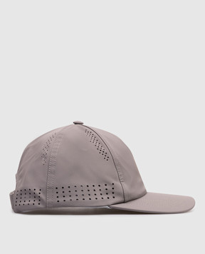 Brunello Cucinelli Gray cap with logo print MCAP9911T