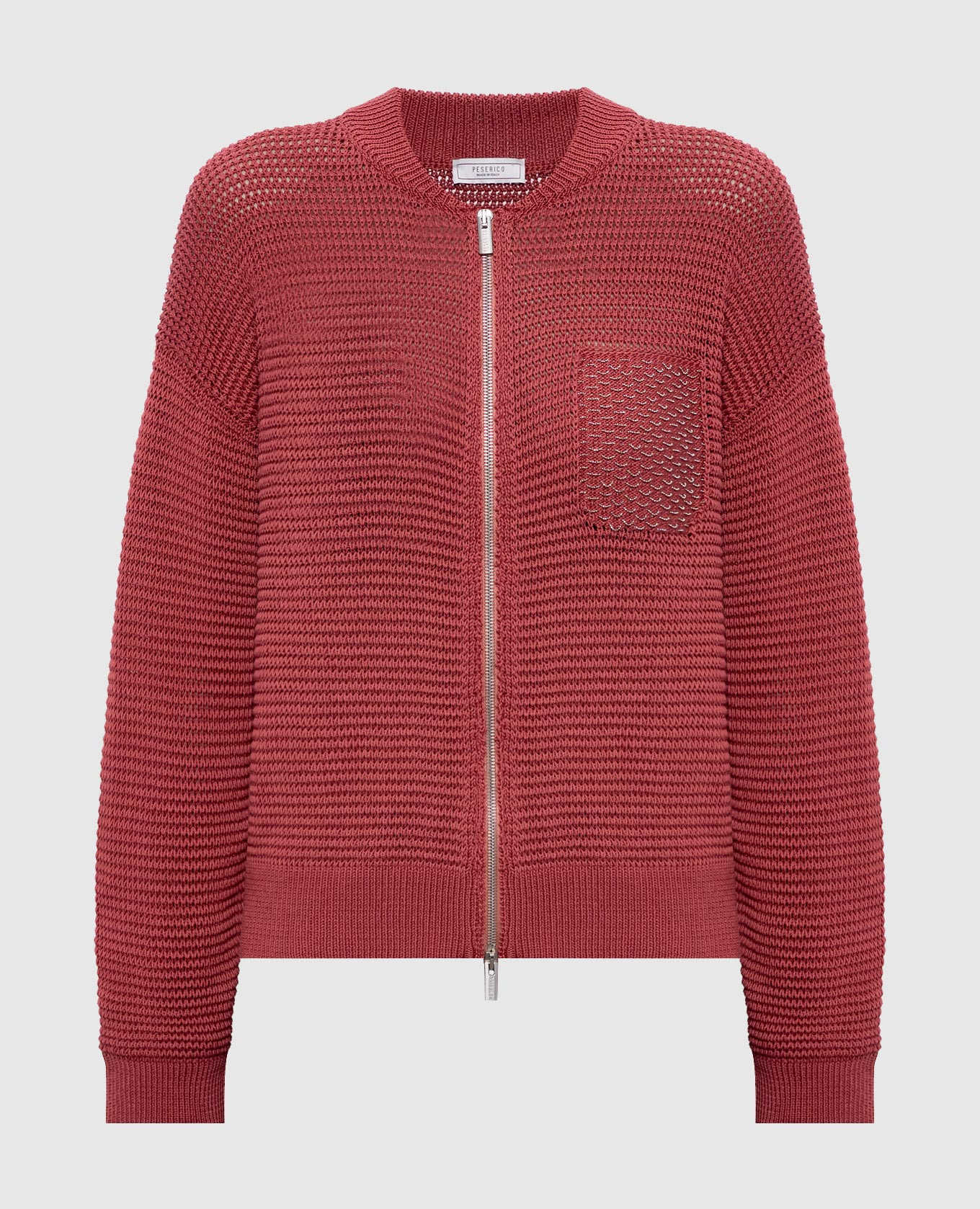 

Pink cardigan with monil chain Peserico