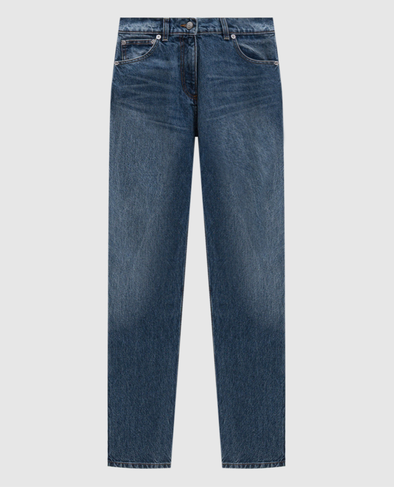 Blue jeans with a worn effect Magda Butrym