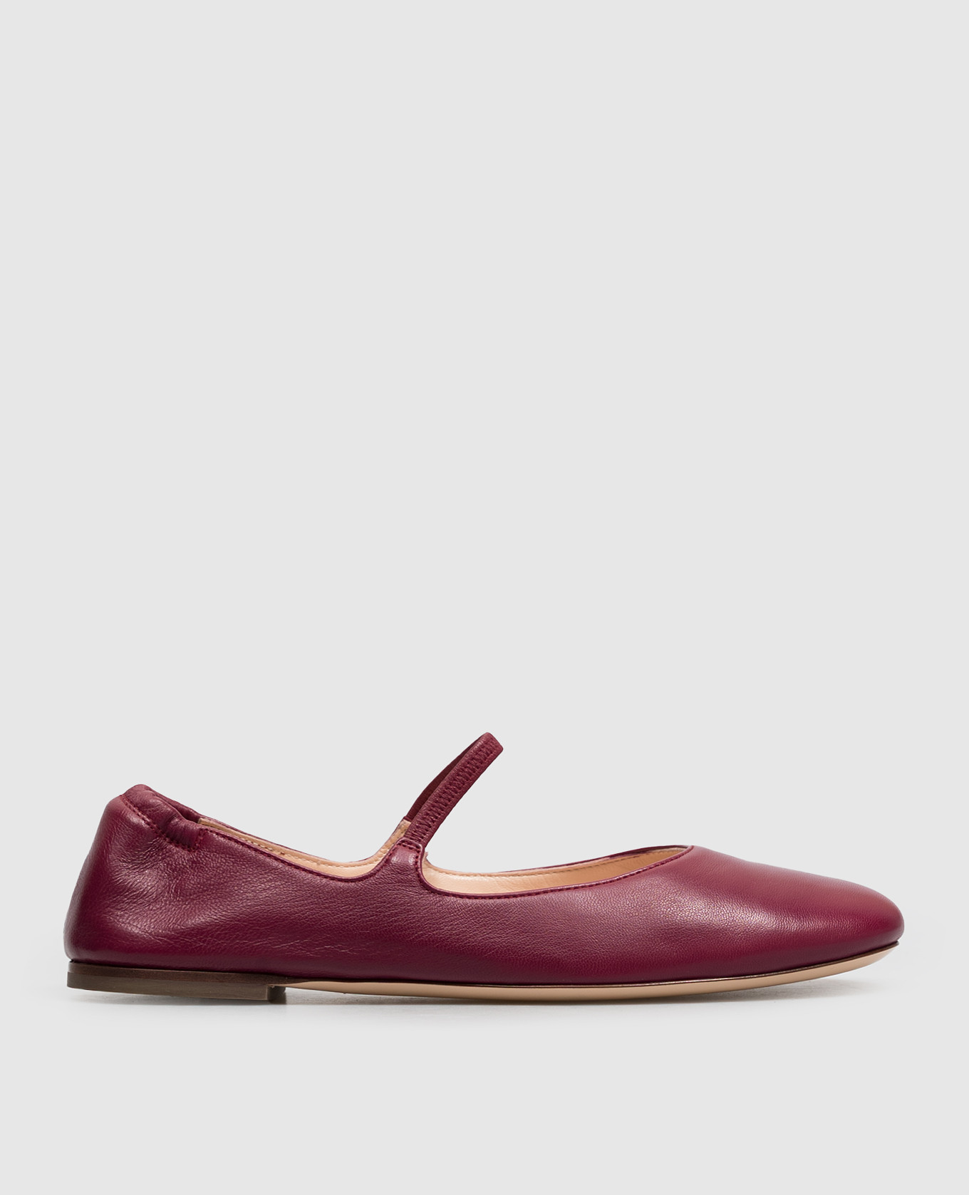 Pink leather ballet flats IRIS AGL