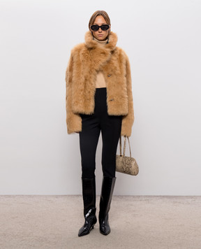 Babe Pay Pls Double-sided cropped sheepskin coat from Tuscany 2540TOSKANA