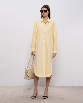 Khaite Gloria yellow shirt dress 5580195