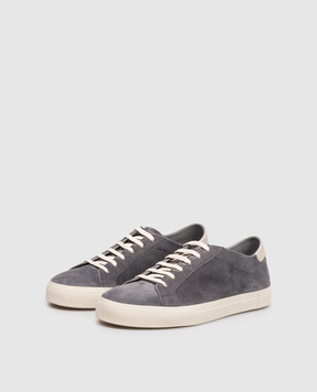 Brunello Cucinelli Gray suede sneakers MZUCHHP330