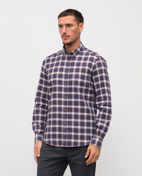 Florentino Blue checkered shirt 225720522855