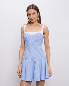 Simkhai Blue striped mini dress 2261260CO
