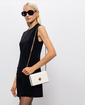 Versace Emblème white leather crossbody bag 10264871A17449