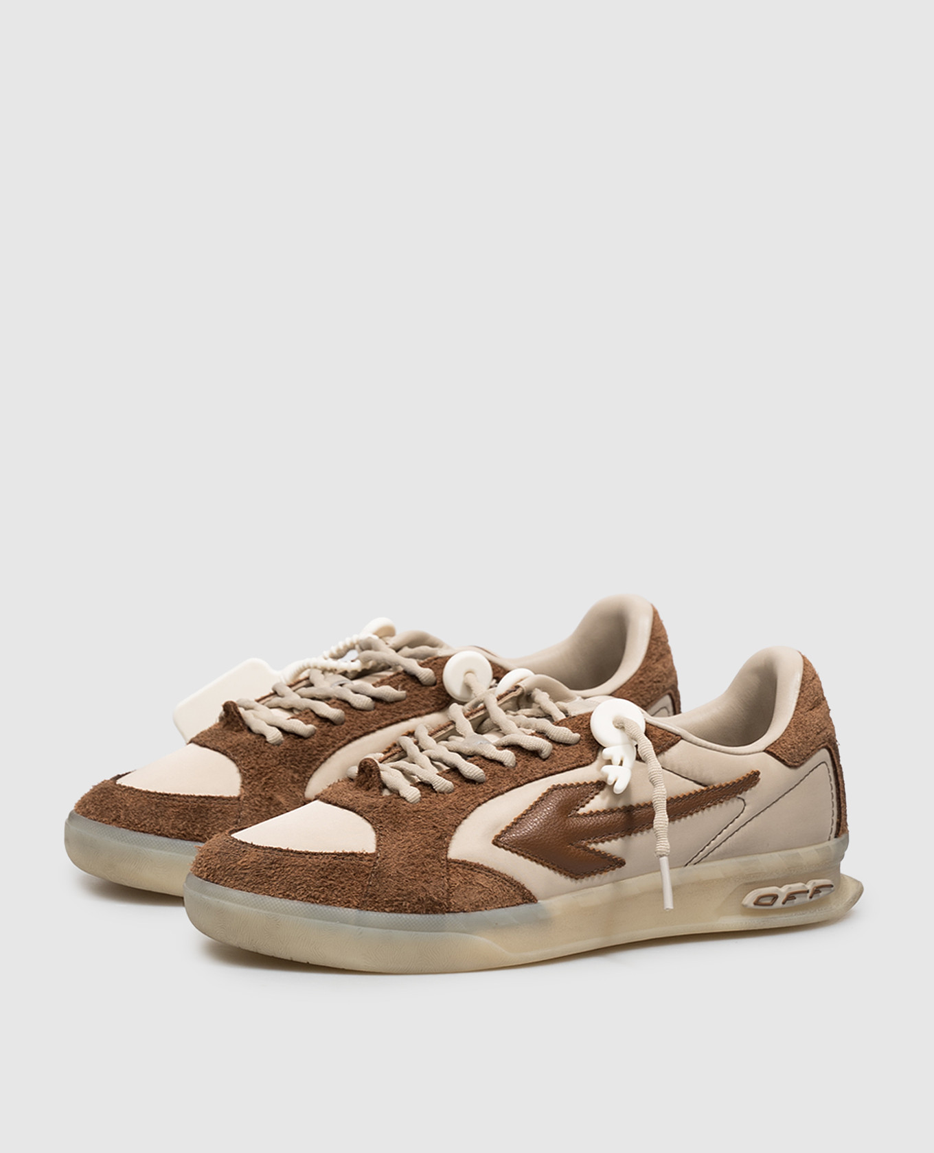 End Of Play brown combination sneakers Off-White 2