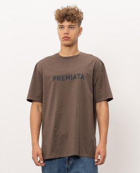 Premiata Brown T-shirt with print PA1075