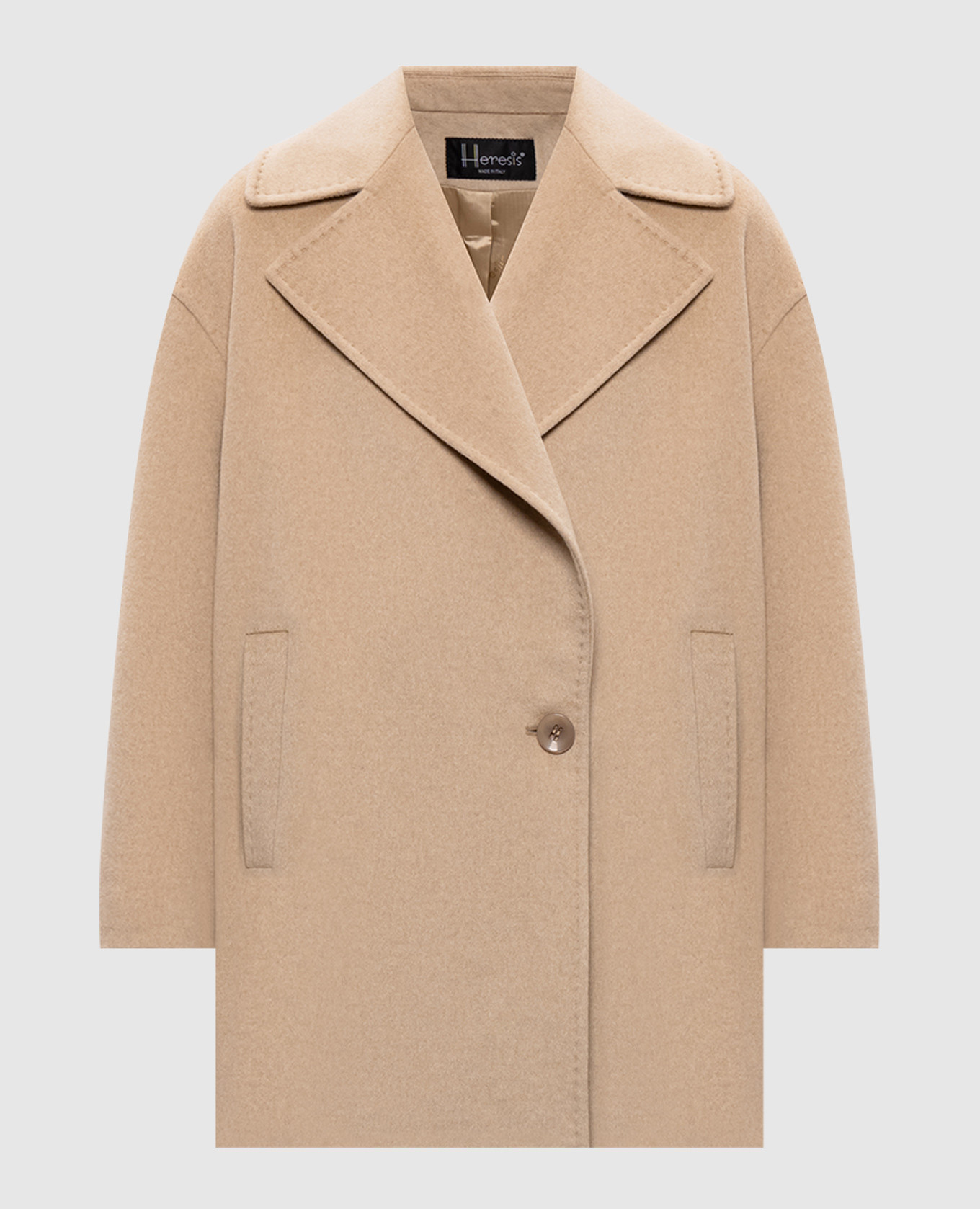 

Beige cashmere coat Heresis