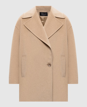 Heresis Beige cashmere coat G5080I560