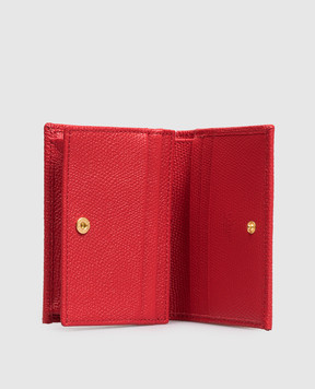 Valentino Red leather wallet VLogo 8W2P0AJ3SNP