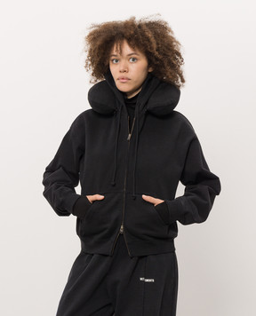 Vetements Black padded sports jacket MH27ZU156B