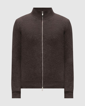Brunello Cucinelli Brown cashmere cardigan M2200106