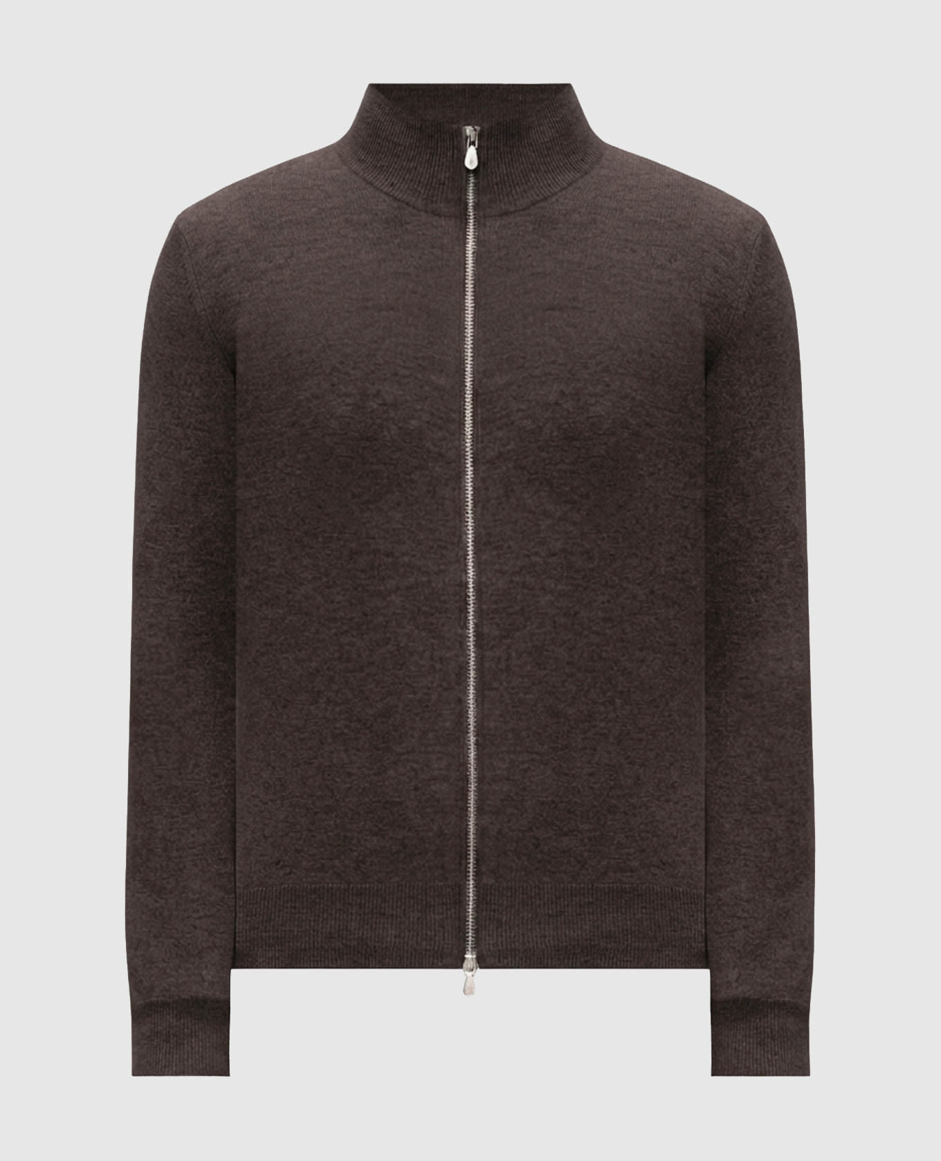 Brown cashmere cardigan