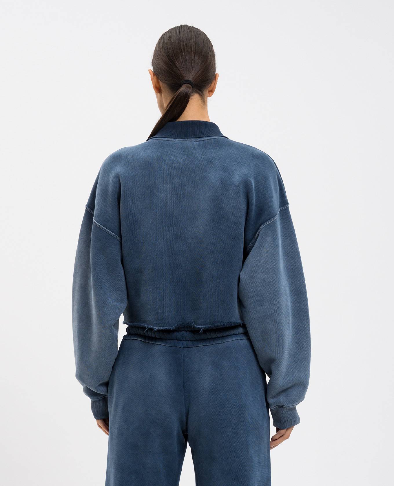 

Blue polo sweatshirt with logo Off-White