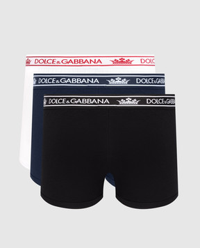 Dolce&Gabbana Boxer briefs set with contrast logo M9A25JON0DA