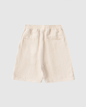 Brunello Cucinelli Children's beige linen shorts B243DP902B