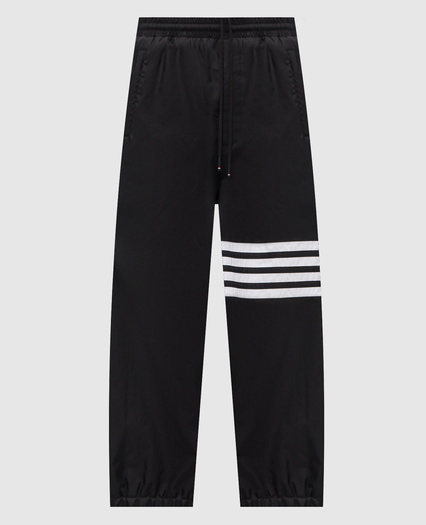 

Black joggers with branded stripes Thom Browne