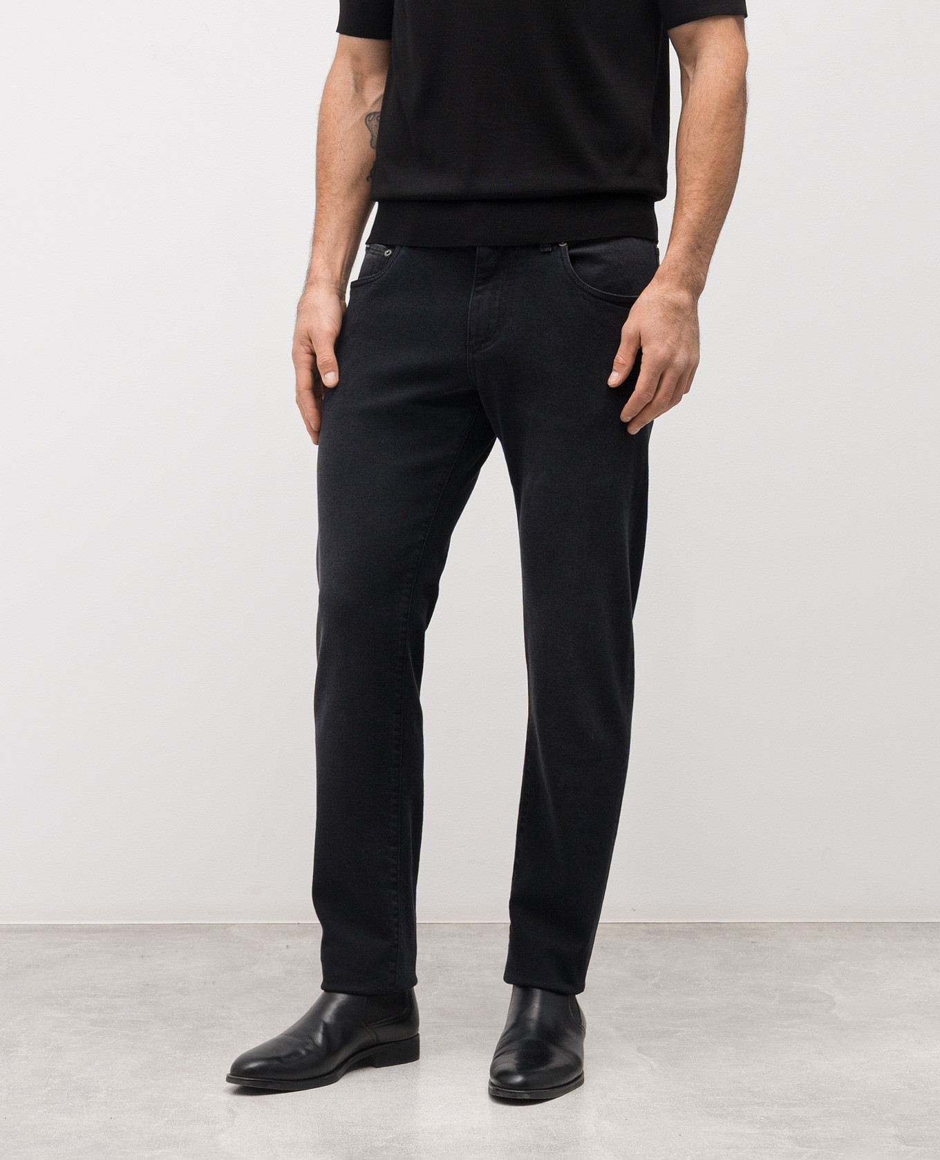 Black jeans with a worn effect Dolce&Gabbana 3