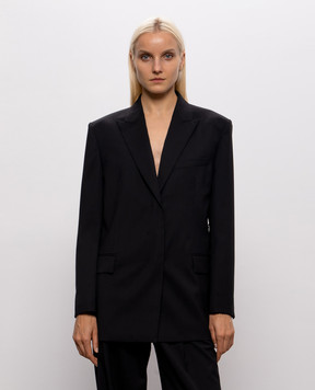 Juun.j Black jacket with wool JW6811W005