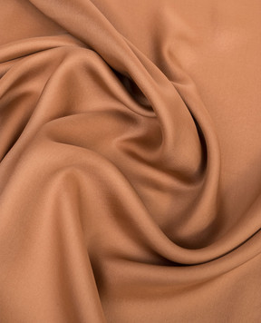 Saint Laurent Brown silk scarf with Cassandre pattern 8599153Y039