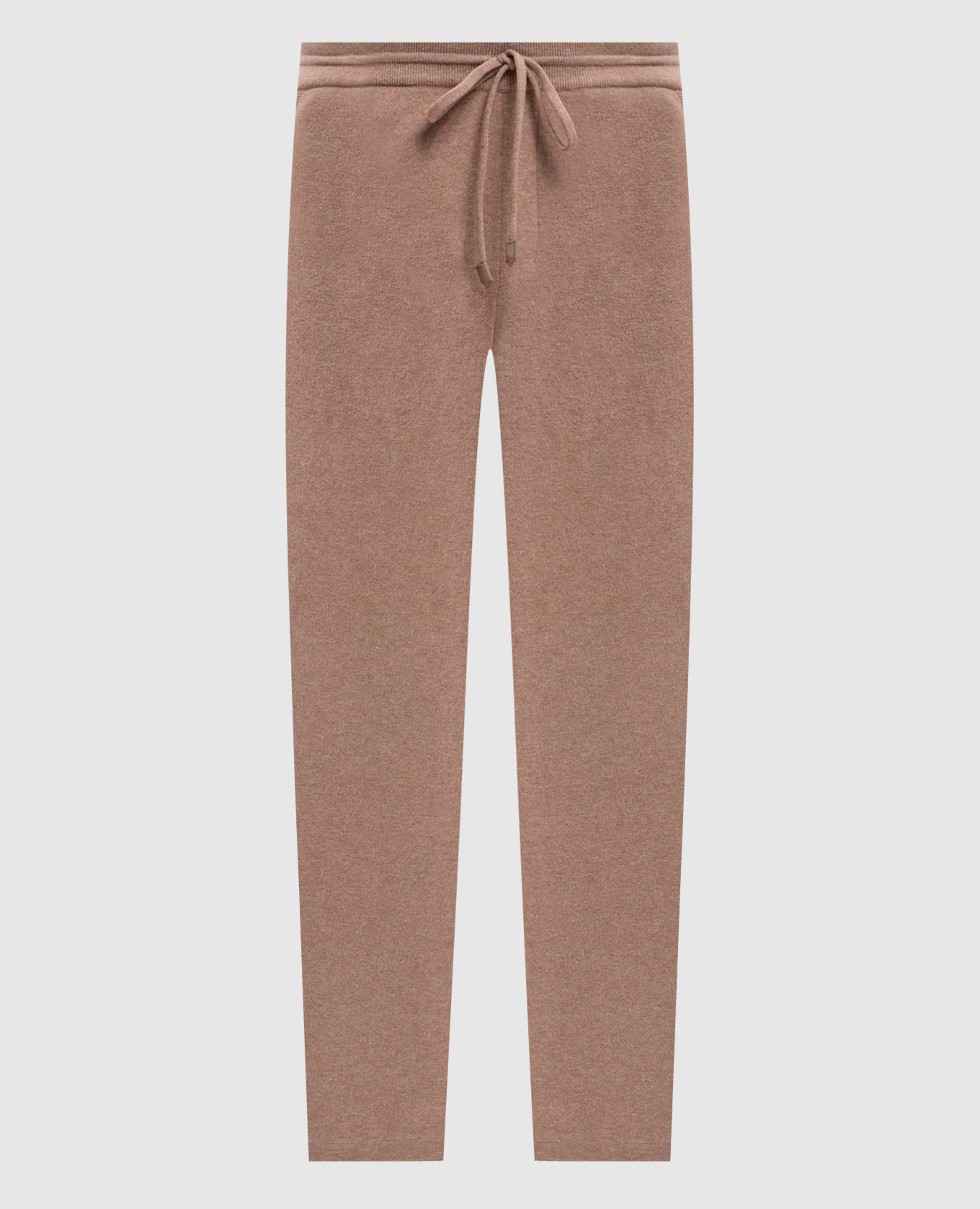 Beige Jogginghose aus Wolle und Kaschmir