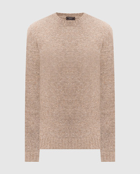 Peserico Beige alpaca and silk sweater R59438F0509202