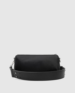 Ami Paris Black bag with logo patch ULL707AW0001