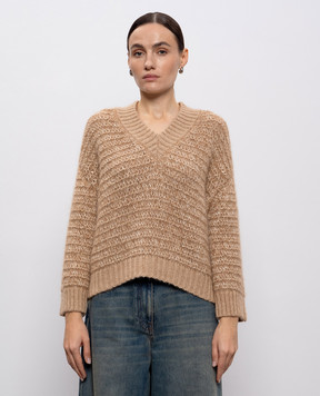 Peserico Beige alpaca wool pullover S99405F039283G