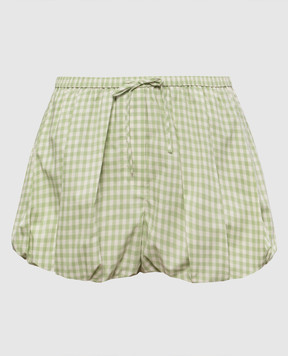 Simkhai Green checked shorts 3264185CAPGING