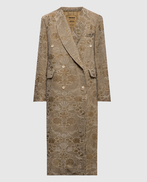 UMA WANG Camelot double-breasted coat with wool UP8001