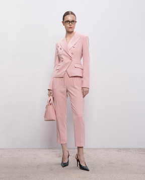 Twinset Pink pants with logo 261AP2275