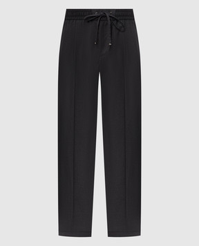 Dolce&Gabbana Gray wool pants GP26FTFUBG8
