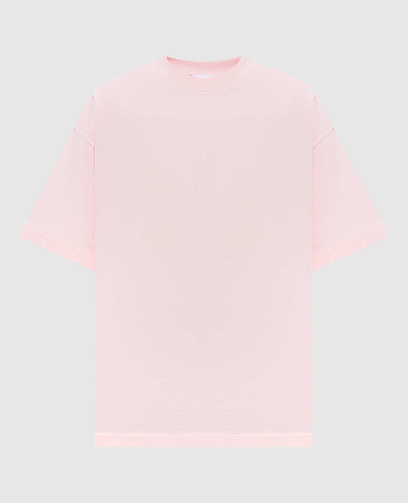 Pink T-shirt with logo print
