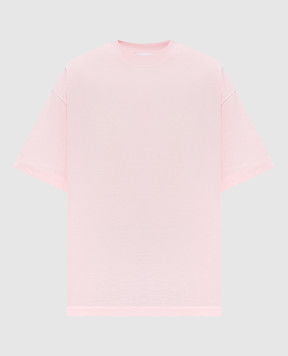 Jil Sander Pink T-shirt with logo print J02GC0173J20348
