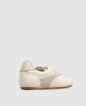 Bottega Veneta White leather Shot sneakers A007CFV6VC0