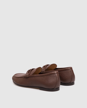 Valentino VLogo brown deerskin loafers 9Y2S0O03AKL