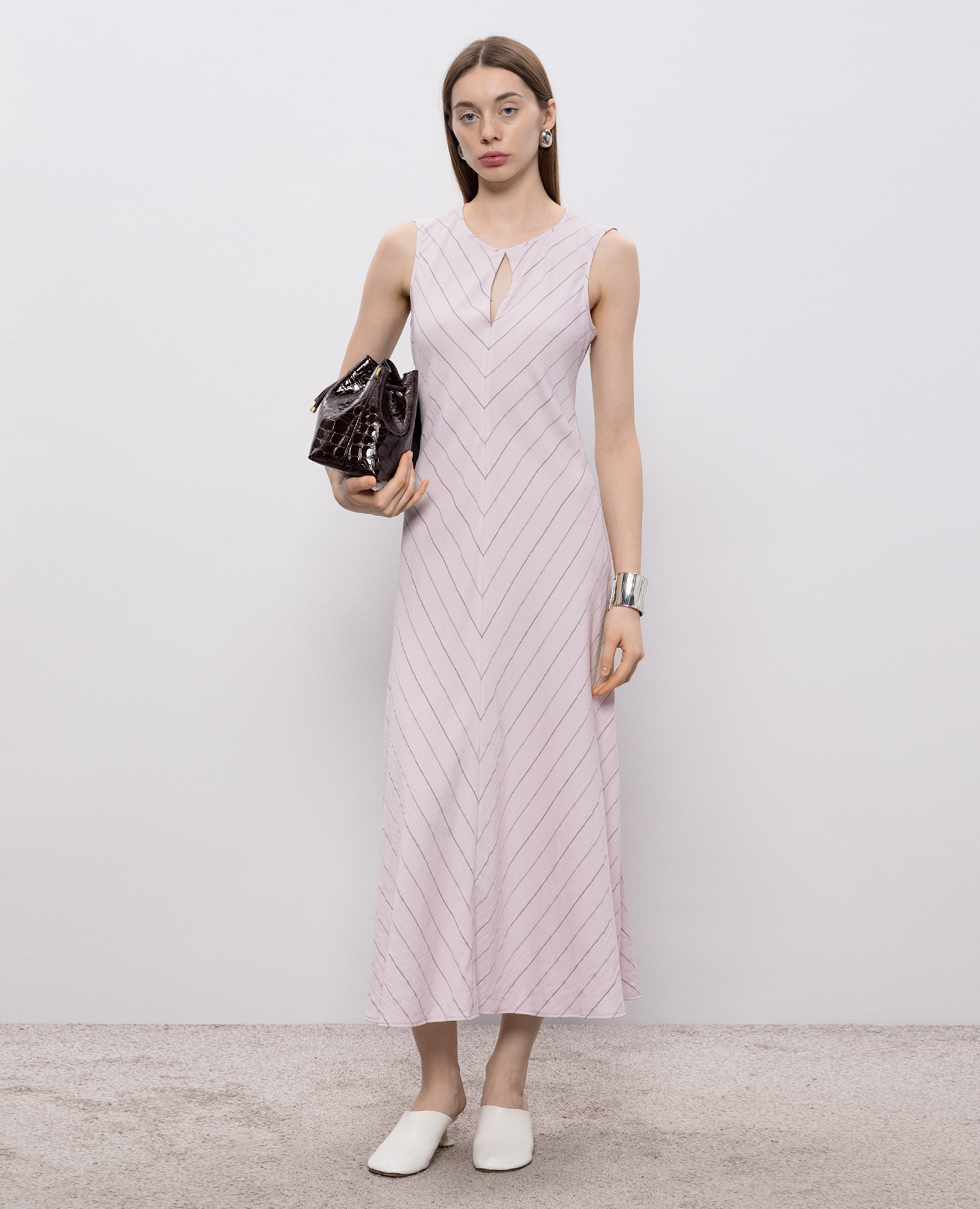 Jessi pink striped dress PROENZA SCHOULER 2