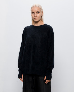 Y`S Yamamoto Black cashmere sweater YWK18188