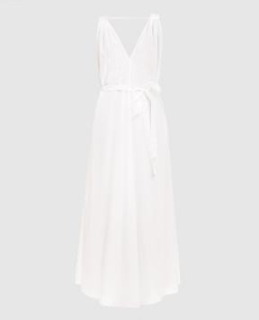 Solotre Ivory dress with silk M1AB0098