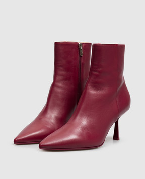 AGL Pink leather ankle boots Alla ALLABOOTIE