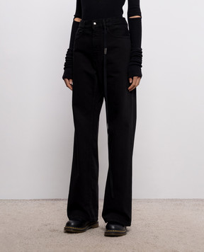Ann Demeulemeester Black flared jeans Genoveva B0013624FA038