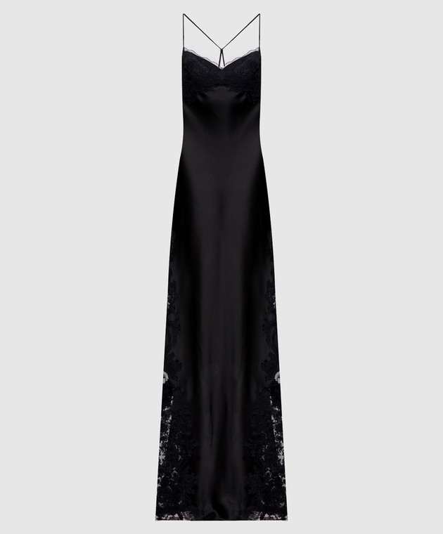 Ermanno Scervino - Black maxi dress with lace D482Q311APXZV - shop with Ireland delivery at Symbol Ermanno Scervino - Black maxi dress with lace D482Q311APXZV - shop with Ireland delivery at Symbol