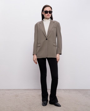 The Row Ezri grey wool jacket 10796W2812