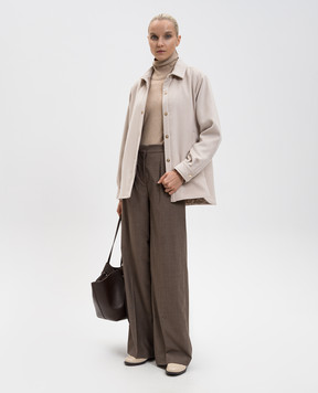 MooRER Beige wool and cashmere jacket KINSALE KINSALELS9