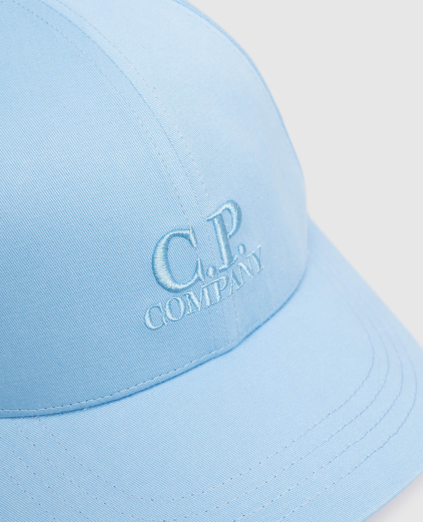 

Children's blue cap with logo embroidery C.P. Company, Light blue